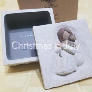 Willow Tree Susan Lordi Comfort Keepsake Box Cat Kitten Friend #26604 with box